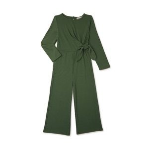 NWT Girls Long Sleeve Ribbed Jumpsuit